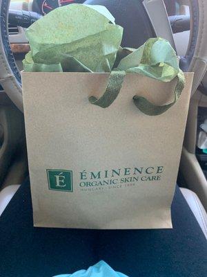 Loved my facial so much had to get me some goodies for home. To keep my facial fresh