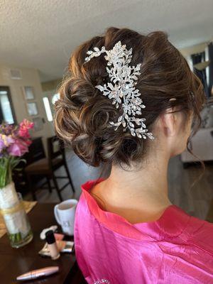 Wedding updo