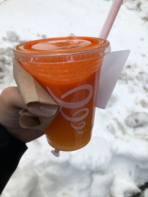 Orange carrot juice