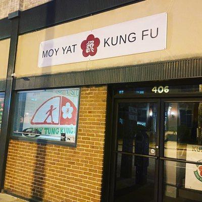 Outside the Richmond Moy Yat Kung Fu Academy at 406 E. Main St.