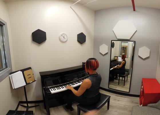 Piano room