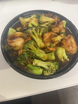 Jumbo Shrimp with Broccoli