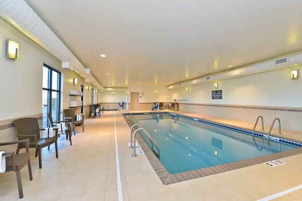 Indoor heated pool and spa