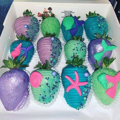 Mermaid strawberries