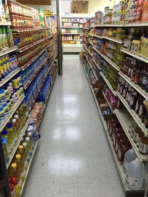 Variety of grocery, dairy, frozen, household supplies