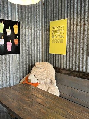 interior bear and poster