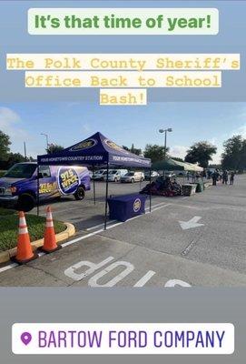 Drive Thur back to school bash