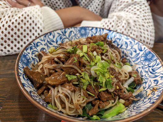 Beef noodles dry