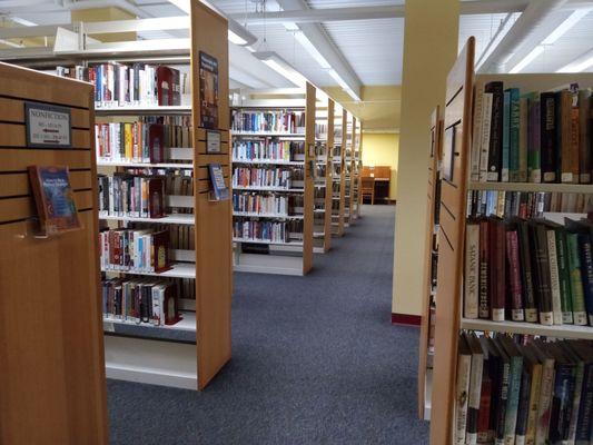 Nonfiction and Biographies downstairs