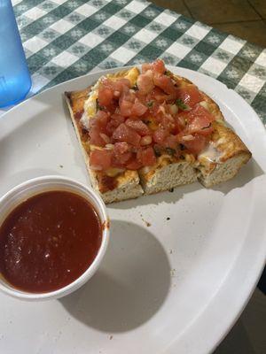 Bruschetta (which was $8)