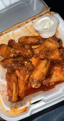 Honey Hot Wings And Hot Lemon Pepper