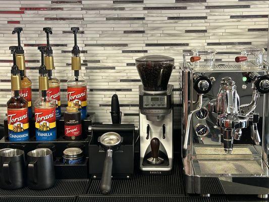 Our new Espresso station!