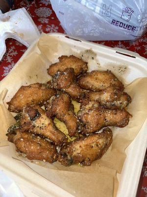 Garlic Romano Wings