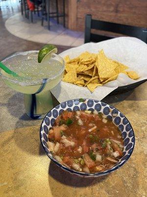 Chips, Salsa amd Margarita!