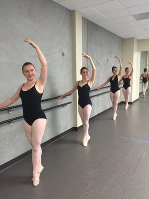 The teens are loving Ballet class!