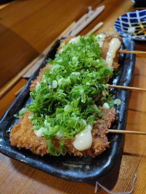 Pork kushikatsu