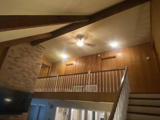 Ceiling fan install