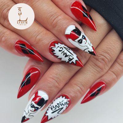 Add a splash of cartoon color to your nails!