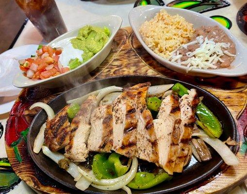 Chicken fajitas