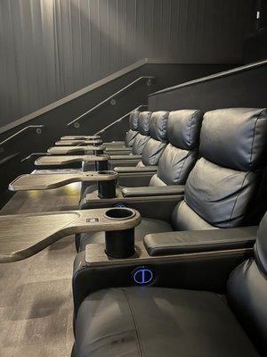 Comfy leather recliner seats