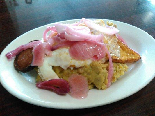 Dominican mangu completo