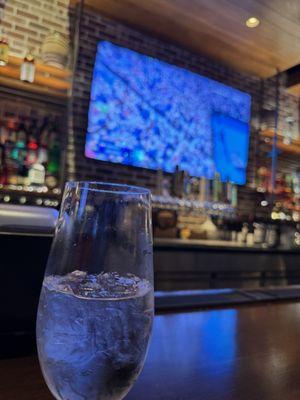 Water at the bar