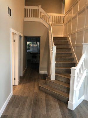 Floors, stairs and railings