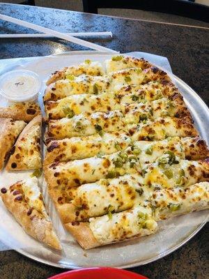 Jalapeño Popper Cheese Bread