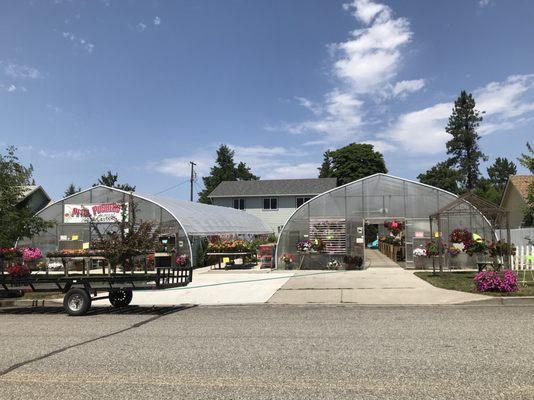 The front of Petal Pushers Nursery.