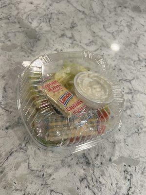 Side salad w/ ranch dressing