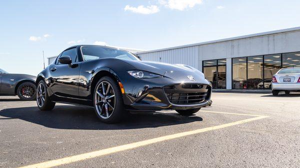 The Mazda Miata RF, the one and only retractable fastback coupe.