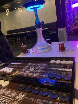 Hookah and tea