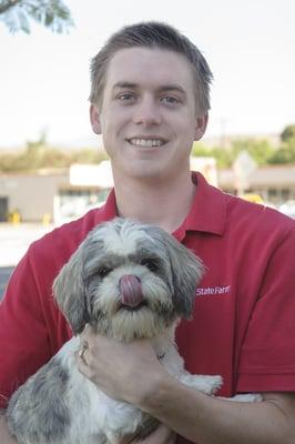 Ryan and Nugget.  Come by and meet Nugget. He is here most days in the office.