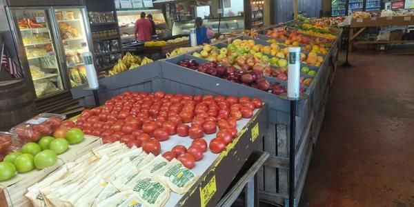 Produce and Butcher shop.