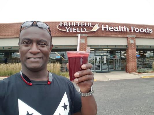 Got my Blood Moon Beet Juice & Veggies drink