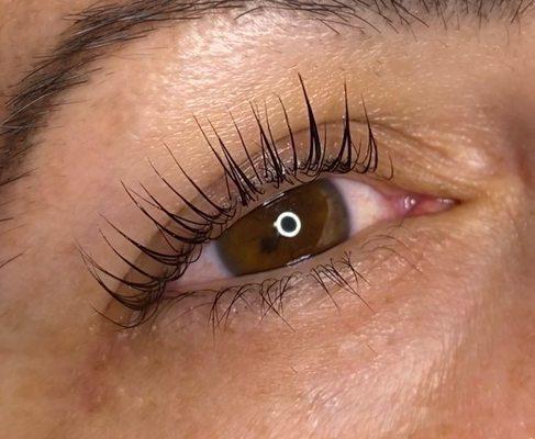 After my lash lift