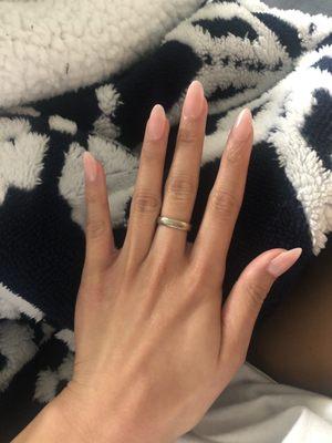 the shape is so natural and even on both hands