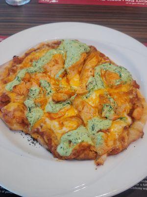 Buffalo chicken pizza