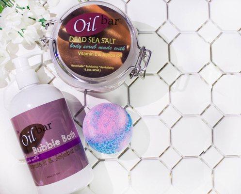 Treat yourself to our finest exfoliating body products!