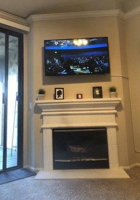 Another satisfied customer with their tv mounted