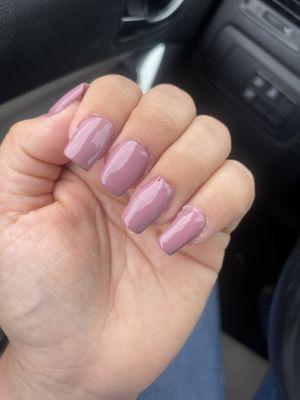 Full set acrylic nails