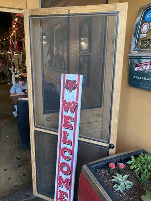 unused screen door (right side)