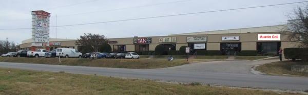 The strip center we are located at.