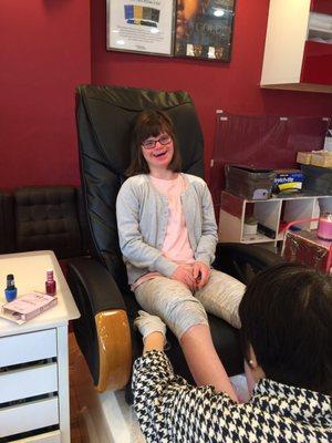 Fantastic Mani and Pedi! Cristina and her employees are always so kind and caring!