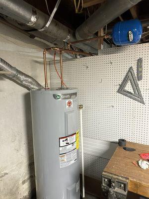 #WaterHeater install.