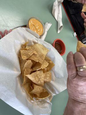 Chips, Queso, and Salsa