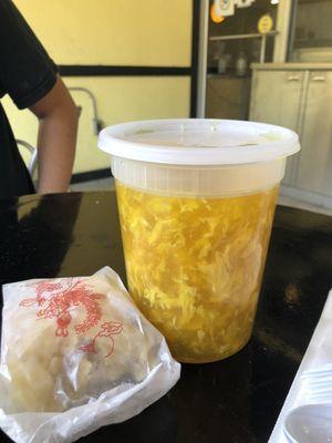 Large Egg Drop Soup