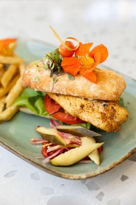 Blackened Redfish Sandwich