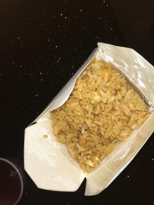 Fried rice or brown?