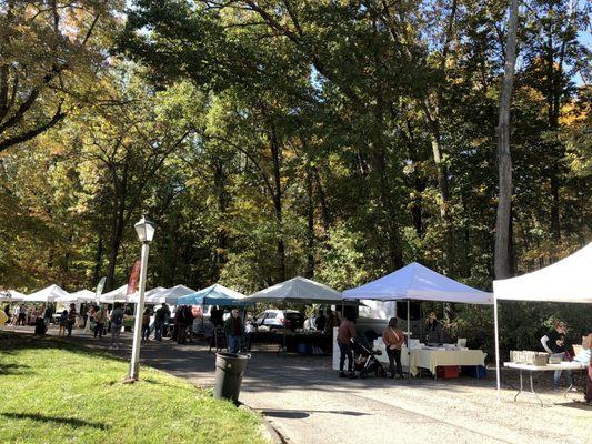 Farmer market on Saturday free parking